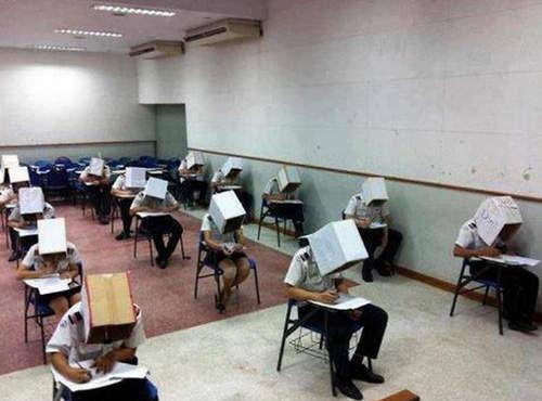 学校考试防作弊有绝招