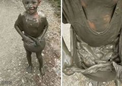 妈妈，你看我抓得鱼！