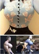 男人的胸也可以很大！