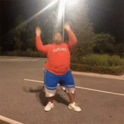 胖子跳街舞就是不好受