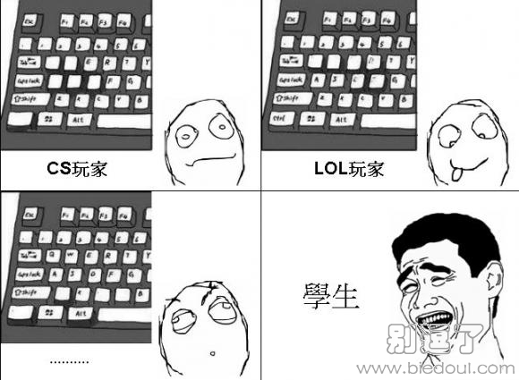 各种人的键盘，第三个。