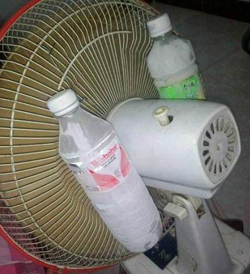 你以为这样就可以吹出冷风了嘛