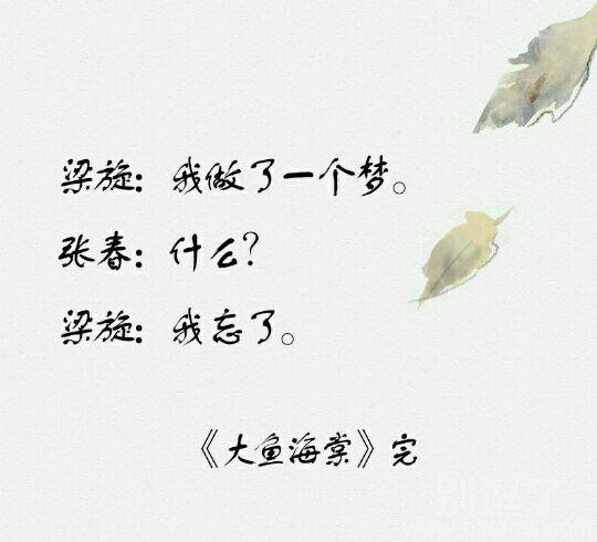 一段对话总结大鱼海棠 一段对话总结大鱼海棠