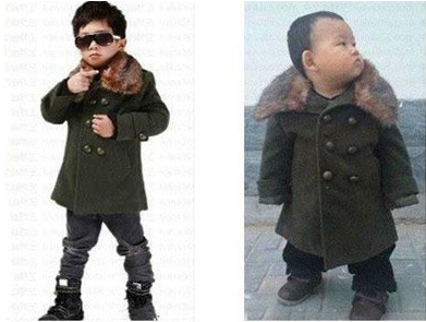 模特的效果和自己买回来穿的效果对比 模特的效果和自己买回来穿的效果对比