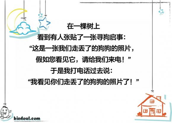 我看到你们狗狗的照片了