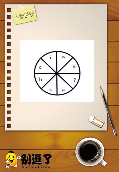 小圆说题：问号处的字母