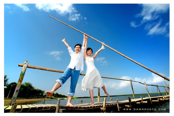 浪漫情侣合影姿势大全