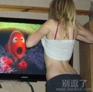 在电视里的小鱼。。