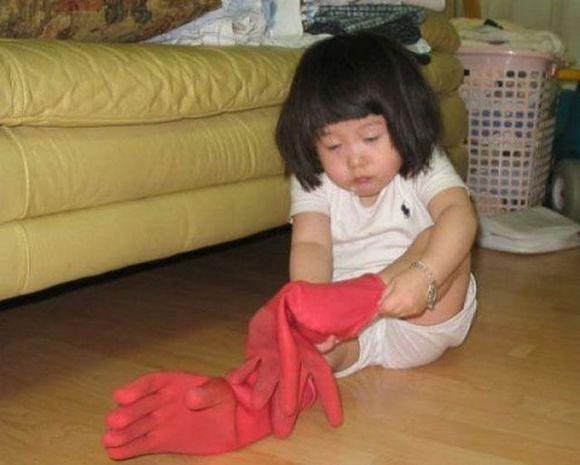 麻麻 等我穿上衣服