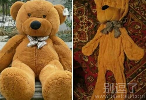 一年前与一年后的熊。 一年前与一年后的熊。
