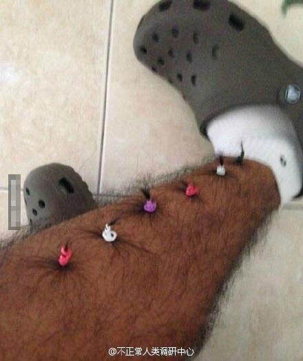 就算是腿毛也要萌萌哒