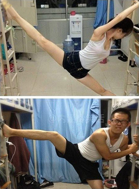 屌丝模仿秀,恶搞加搞笑。