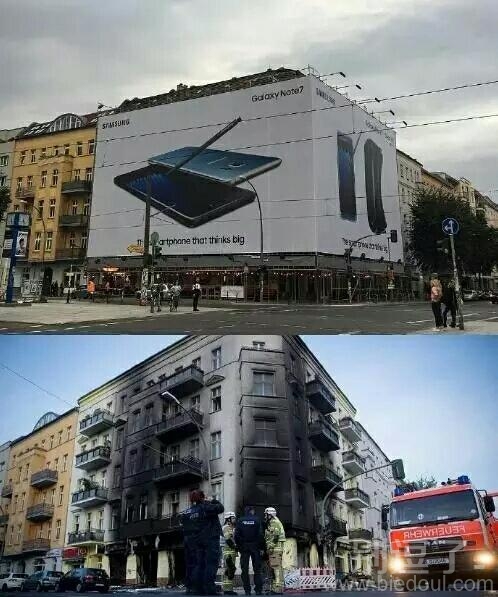 三星Note7炸了