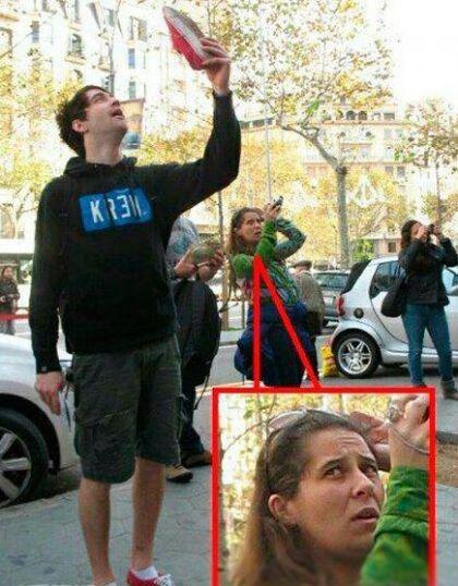 打酱油都这么认真