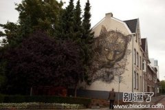 墙壁上好大一只动物 墙壁上好大一只动物