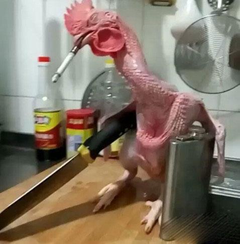 好屌的样子，宁死不屈！