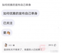 “如何优雅的宣布自己单身了？”哈哈哈哈哈网友们太有才了