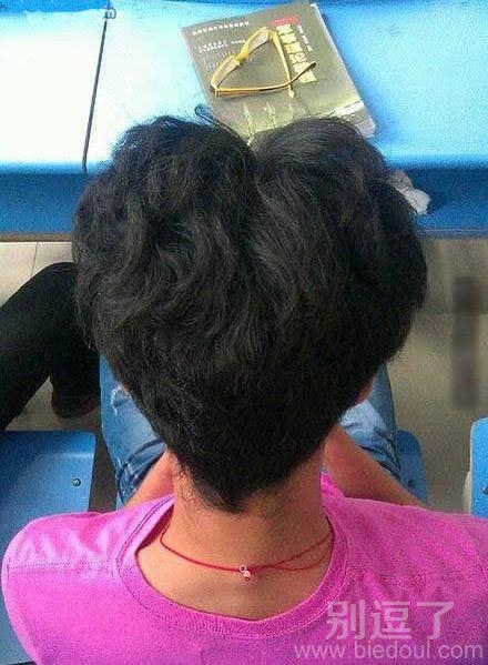 心一样的发型！！