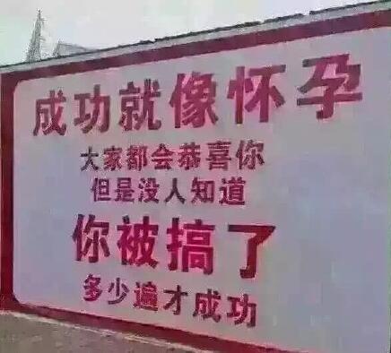 成功的新定义,虽然粗俗,但就是那么个理儿。。。 成功的新定义,虽然粗俗,但就是那么个理儿。。。