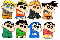 蜡笔小新漫画，各种。