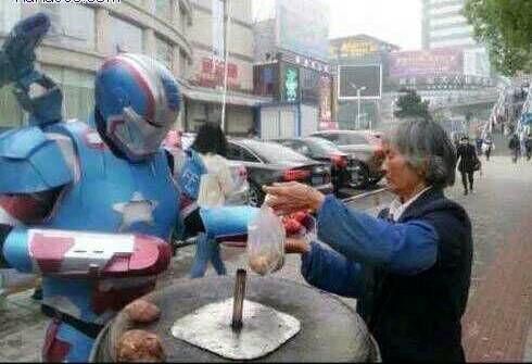 我专程从外太空来就是为了买烤红薯的