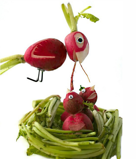 蔬菜总动员,疯狂创意蔬菜。
