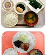 日本的一日元早餐。。。