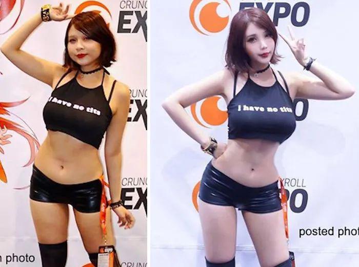“求求你们P图的时候认真点!2个肚脐眼这谁顶得住啊,哈哈哈!” “求求你们P图的时候认真点!2个肚脐眼这谁顶得住啊,哈哈哈!”