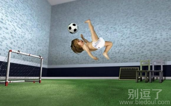 踢足球,倒挂金钩! 踢足球,倒挂金钩!