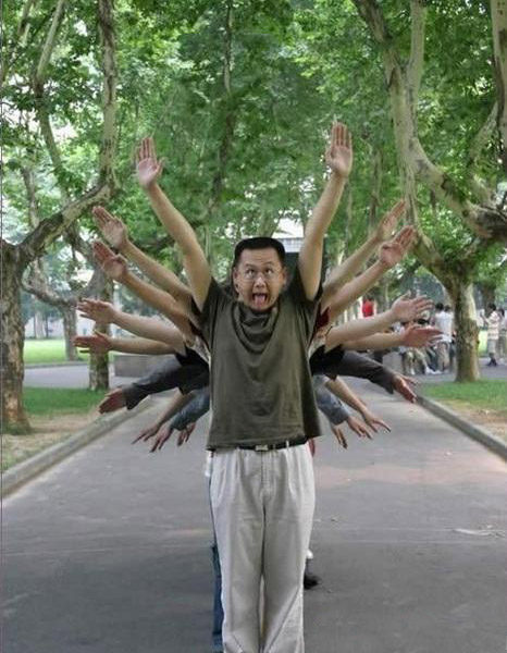 最全的搞笑千手观音图片大全