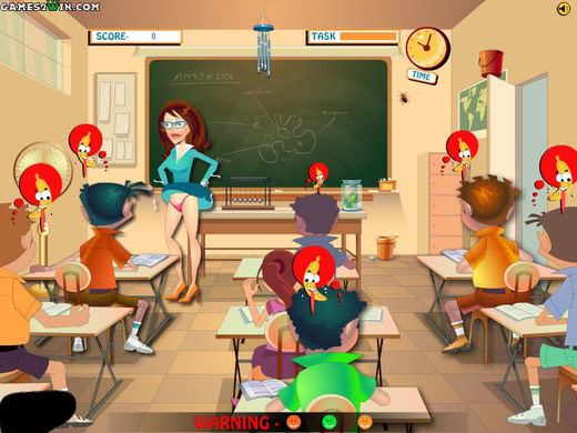 课堂上的麻辣女老师,糗急了。