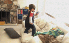 这孩子很有练武天赋呀