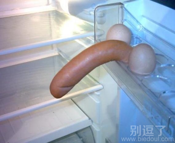 谁家的冰箱啊。真邪恶...