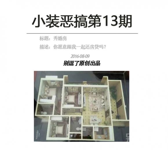 小装恶搞第13期-买婚房生成器
