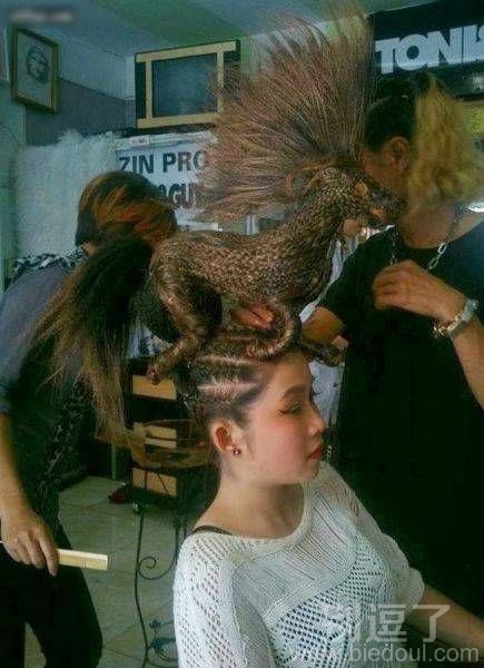 这么吊炸天的发型