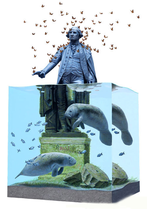 2020年动物入侵人类社会的概念图片