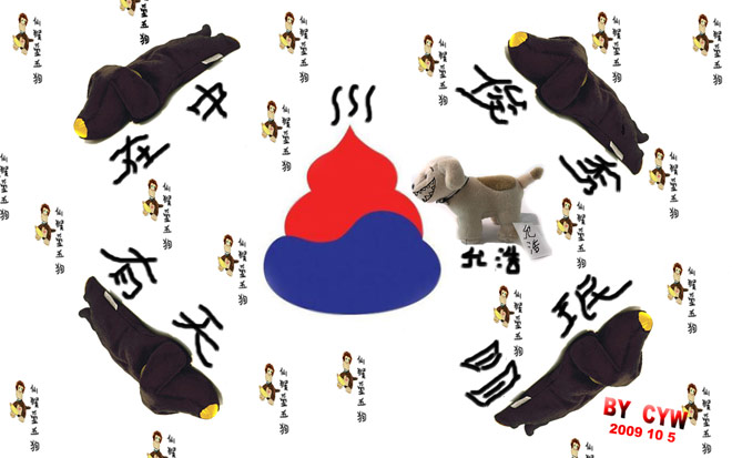 恶搞韩国国旗,你猜猜是哪个国家的人才干的?