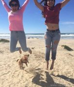 主人照相，看看激动的我