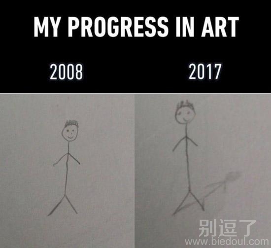 九年的时间都没变。。
