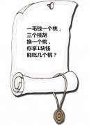 小圆说题之吃毛桃 小圆说题之吃毛桃
