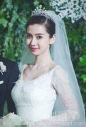 Angelababy女神婚纱照。