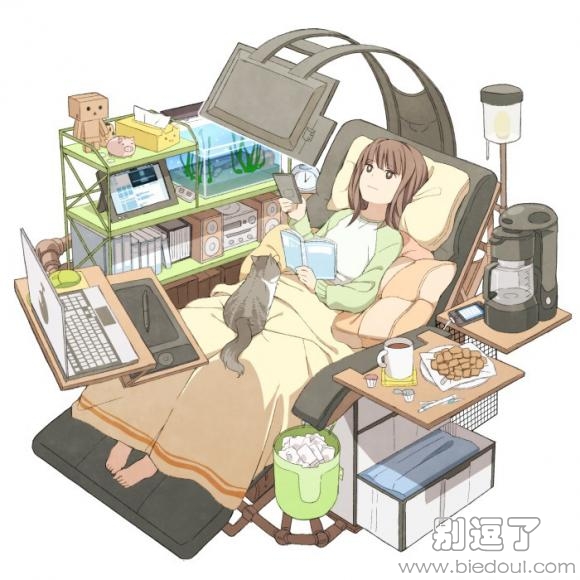 长肉神器，以后一定要搞一张这样的躺椅