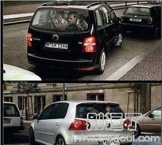 在后窗贴这么一贴纸，谁敢追尾