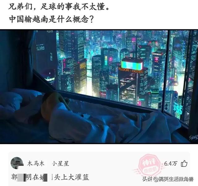 神回复:兄弟们,足球不太懂,中国输越南是什么概念? 神回复:兄弟们,足球不太懂,中国输越南是什么概念?