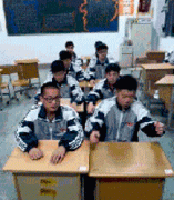 你们这样自习你们班主任知道吗