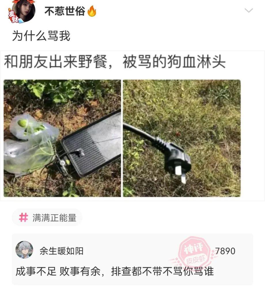 神回复:成事不足败事有余,排插都不带不骂你骂谁 神回复:成事不足败事有余,排插都不带不骂你骂谁