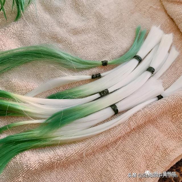 网友不小心把假发染成大葱别说,还挺潮 网友不小心把假发染成大葱别说,还挺潮