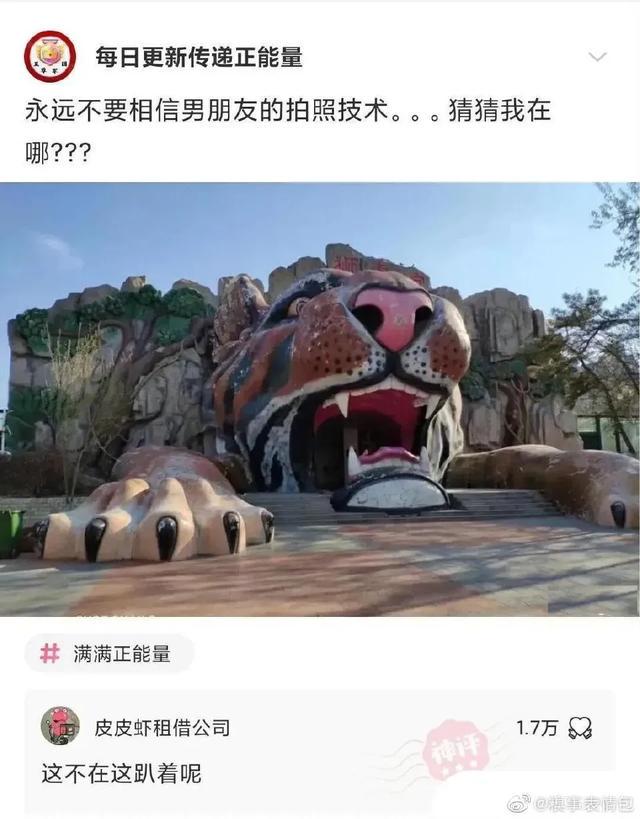 爆笑神回复:永远不要相信男朋友的拍照技术 爆笑神回复:永远不要相信男朋友的拍照技术
