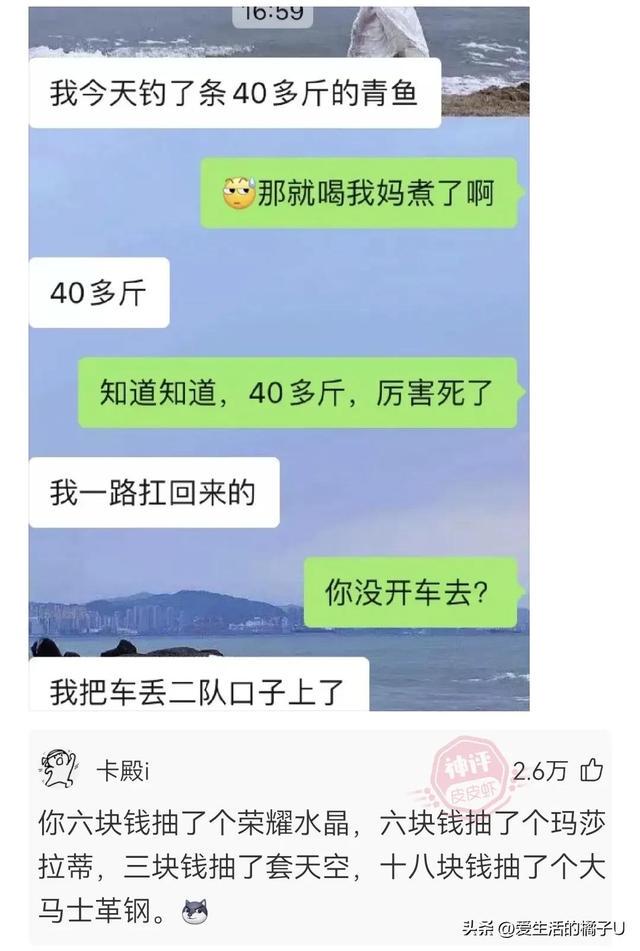 神回复：咋？你总不好意思让我带一把草回去吧