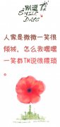 人家是微微一笑很倾城